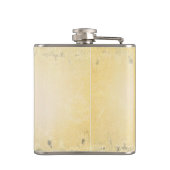 名前入りな西部の望まれたポスターを作って下さい フラスク (裏面)