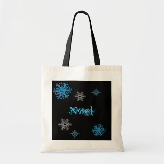名前入りな雪片袋 トートバッグ (正面)