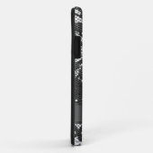 名前入りな黒いレース Case-Mate iPhoneケース (裏面/右)