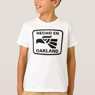 名前入りなHecho enオークランドのpersonalizadoのカスタム Tシャツ