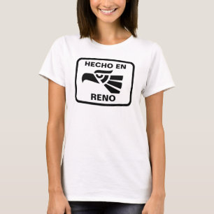 名前入りなHecho enレノのpersonalizadoのカスタム Tシャツ