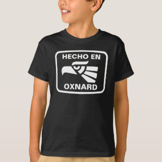 名前入りなHecho en Oxnardのpersonalizadoのカスタム Tシャツ