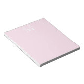 名前入りのイニシャル ノートパッド (アングル)