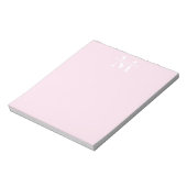 名前入りのイニシャル ノートパッド (回転)