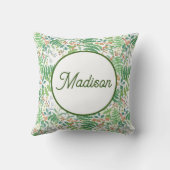 名前入りのオーダーメイドの枕 クッション (裏面)