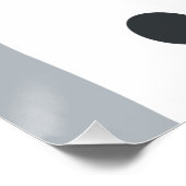 名前入りのキュートなウサギちゃん ポスター (コーナー)