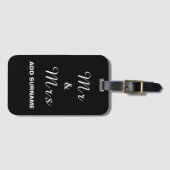 名前入りのスーツケースタグ ラゲッジタグ (正面横)