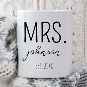名前入りのMr. Mrs. 新婚夫婦 ウェディングパーティー プレゼント マグカップ