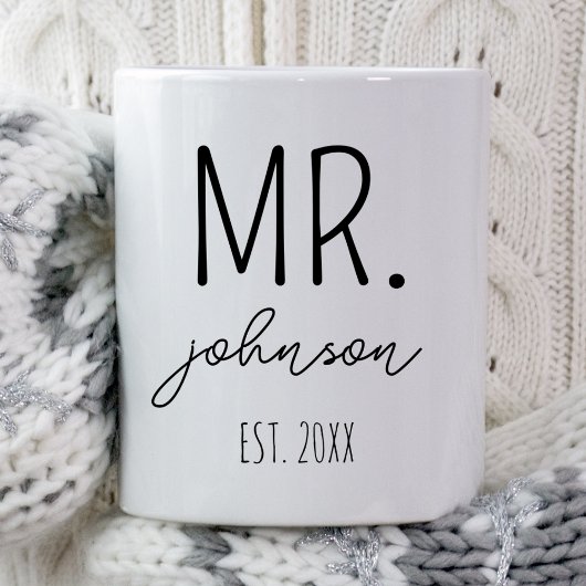 名前入りのMr. Mrs. 新婚夫婦 ウェディングパーティー プレゼント マグカップ