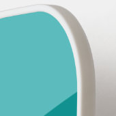 名前入りアクアフェードストライプ ピックルボールラケット (左詳細)