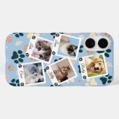 名前入りカスタムペットフォトコラージュフォンケース Case-Mate iPhoneケース (裏面 (横))