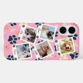 名前入りカスタムペットフォトコラージュフォンケース Case-Mate iPhoneケース (裏面 (横))