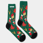 名前入りカラフルクリスマスソックス ソックス (右)