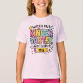 名前入りキッズTシャツ Tシャツ (正面)