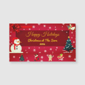 名前入りクリスマスカード (正面)