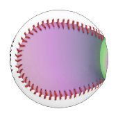 名前入りクールなくるくる模様 野球ボール (正面左)