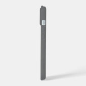 名前入りグレー計算機  iPhone 15ケース (左側面)