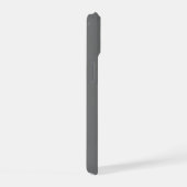 名前入りグレー計算機  iPhone 15ケース (右側面)