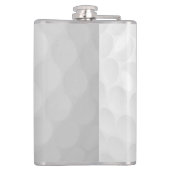 名前入りゴルフクラブとボール フラスク (裏面)