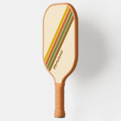 名前入りサンライズクローバーストライプ ピックルボールラケット (左)