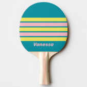 名前入りストライプデザイン シー・キス ピンポンパドル (裏面)
