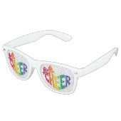 名前入りチアリーダー | カラフルロゴ レトロサングラス (アングル)
