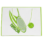 名前入りテニスグッズ ラージペーパーバッグ (正面)