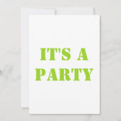 名前入りテニス スポーツ 招待状 (裏面)