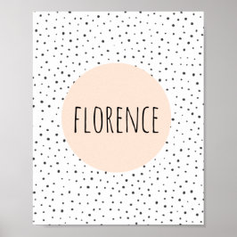 名前入りネームプリント - 乳児室 - 子供部屋の壁アート ポスター