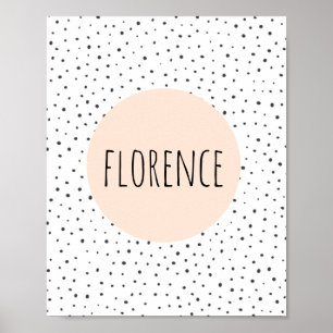 名前入りネームプリント - 乳児室 - 子供部屋の壁飾り ポスター