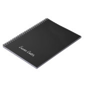 名前入りノート: オーダーメイド日記帳 ノートブック (左側)