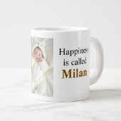 名前入りハッピネス マグカップ (正面右)