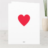 名前入りハッピーバースデー ワードアート カード (裏面)