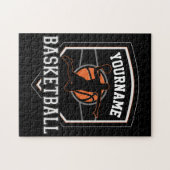 名前入りバスケットボール選手NAME スラムダンクチーム ジグソーパズル (横)