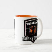 名前入りバスケットボール選手NAME スラムダンクチーム ツートーンマグカップ (正面右)