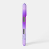 名前入りパープルネオンiPhoneケース iPhoneケース (右側面)