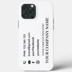 名前入りビジネスカード プロモ iPhoneケース iPhone 13 Pro Maxケース