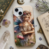 名前入りファンタジーウォーターカラーフェアリー iPhone 15ケース