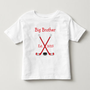 名前入りベビーハッケーお兄さん 赤 トドラーTシャツ