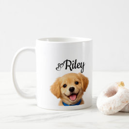 名前入りペットマグカップ、カスタム犬コーヒー コーヒーマグカップ