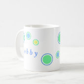 名前入りマグカップ コーヒーマグカップ (正面左)