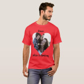 名前入りラバーズTシャツ オーダーメイド Tシャツ (正面フル)