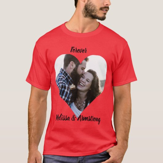 名前入りラバーズTシャツ オーダーメイド Tシャツ (正面)