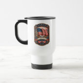 名前入りランク アメリカ国旗 トラベルマグ (左)