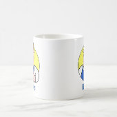 名前入り便利屋のイラスト オッジョブマン コーヒーマグカップ (中央)