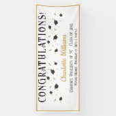 名前入り卒業おめでとうバナー 横断幕 (縦)