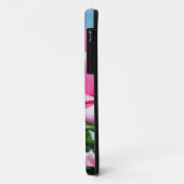 名前入り可愛いピンクのバラの花iPhoneケース Case-Mate iPhoneケース (裏面/左)