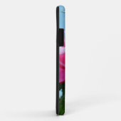 名前入り可愛いピンクのバラの花iPhoneケース Case-Mate iPhoneケース (裏面/右)
