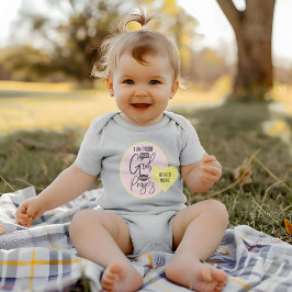 名前入り名言 神は祈りを答えてくれる ベビーボディスーツ