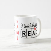 名前入り教師用マグカップ コーヒーマグカップ (正面右)